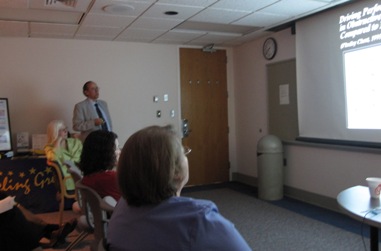 Dr. John DellaBadia giving Health Fair Lecture Dr. John DellaBadia giving Health Fair Lecture